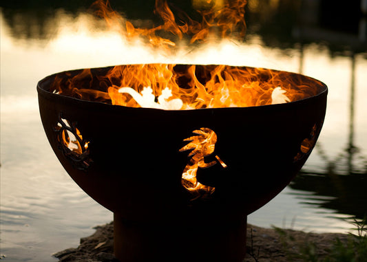 Kokopelli - Metal Fire Pit