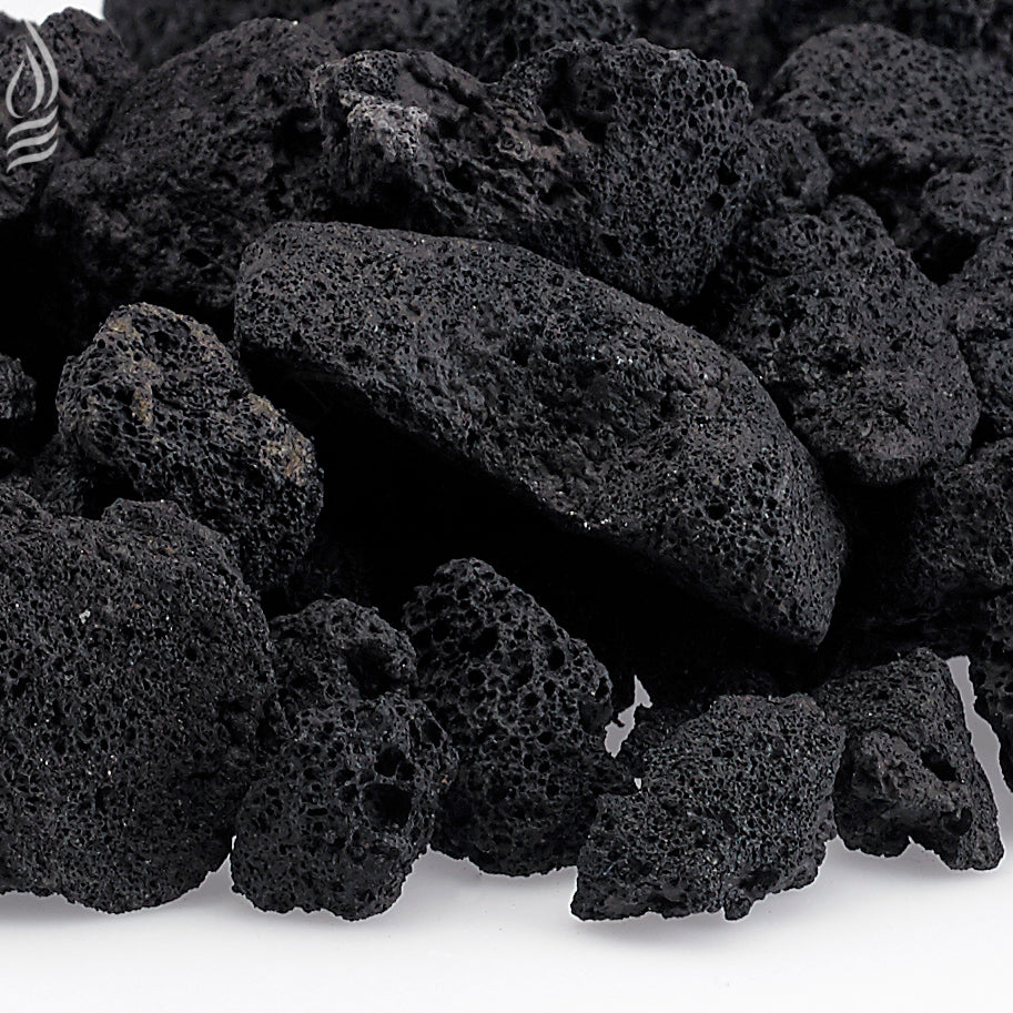 Medium Black Lava Rock - 1/2" - 1"