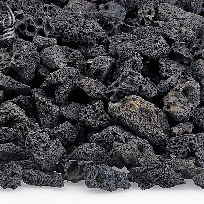 Small Black Lava Rock - 1/8" - 1/2"