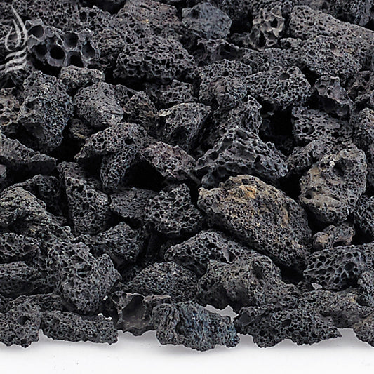 Small Black Lava Rock - 1/8" - 1/2"