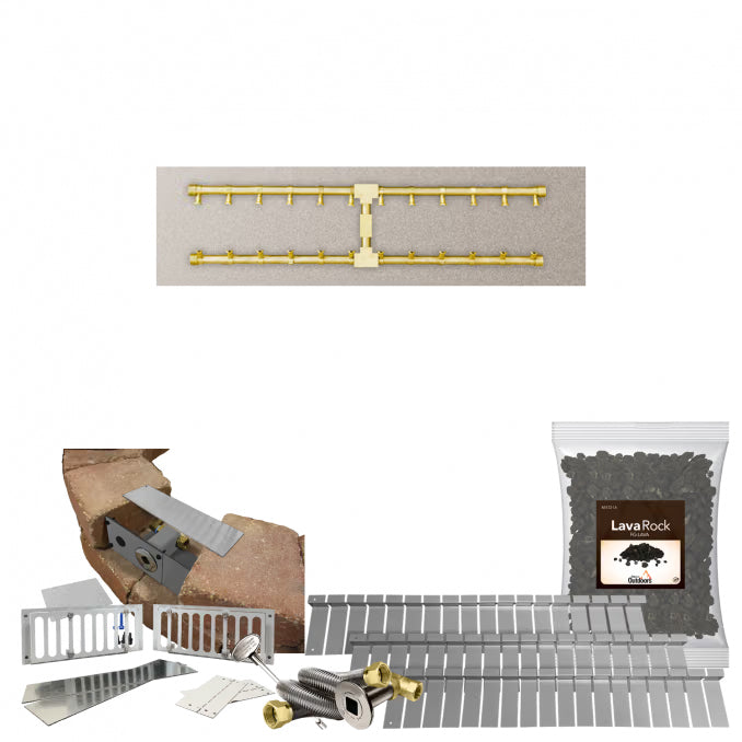 Linear Flat Pro-Series Block Burner Kits