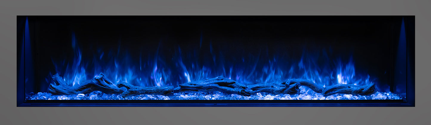 Landscape Pro Multi Linear LED Electric Built-In Fireplace