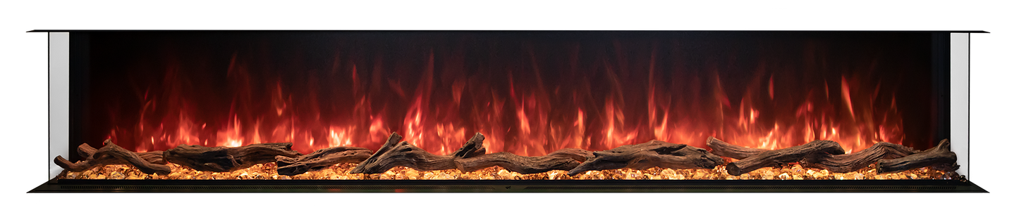 Landscape Pro Multi Linear LED Electric Built-In Fireplace