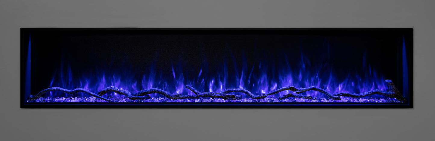 Landscape Pro Slim Linear LED Electric Built-In Fireplace