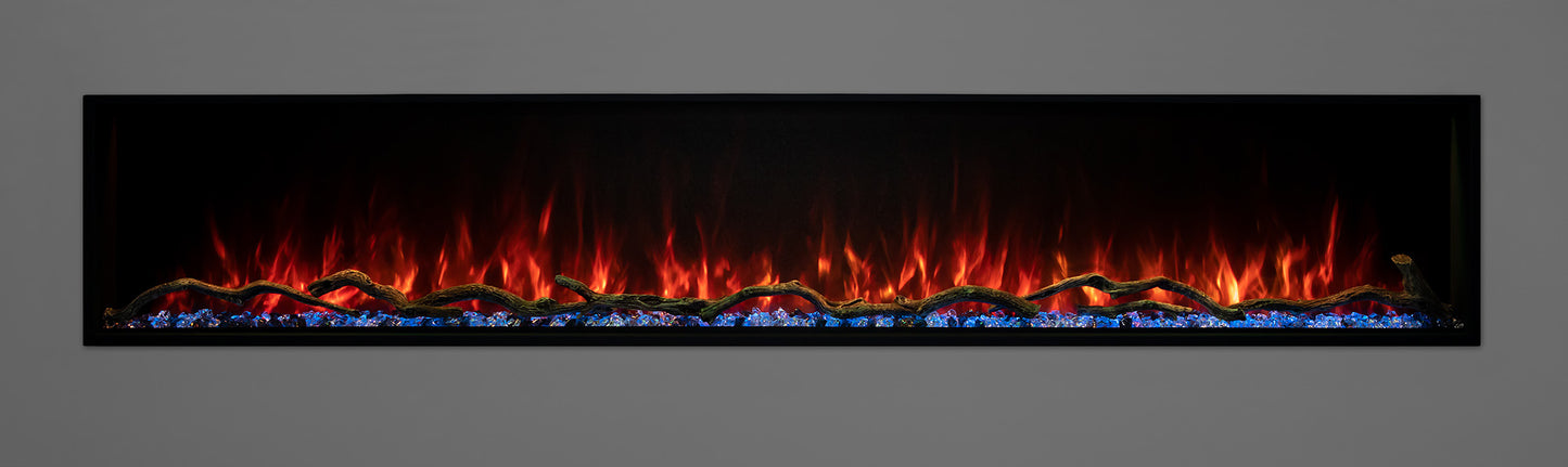 Landscape Pro Slim Linear LED Electric Built-In Fireplace