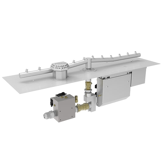 Rectangle Flat Pan and Linear Fire Pit Inserts - Electronic Ignition