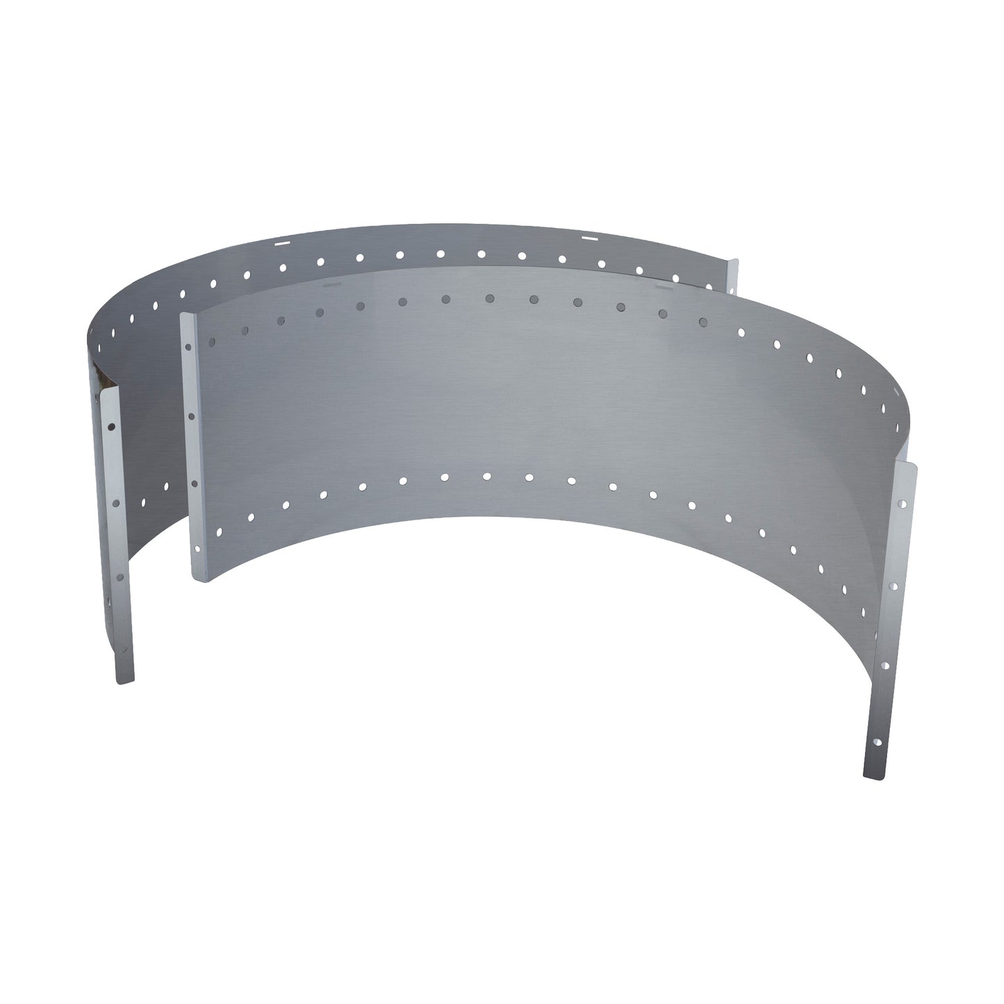 Lume Single Sided Fire Pit Insert - Stainless Steel