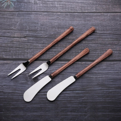 MEDICKI Cheese Fork & Spreader 4 PC. SET
