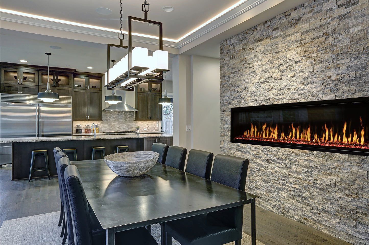 Orion Slim Heliovision Electric Built-In Fireplace