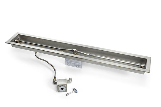 Trough Flat Uncertified Match Lit Kits - Fire Pit Kits and DIY Units