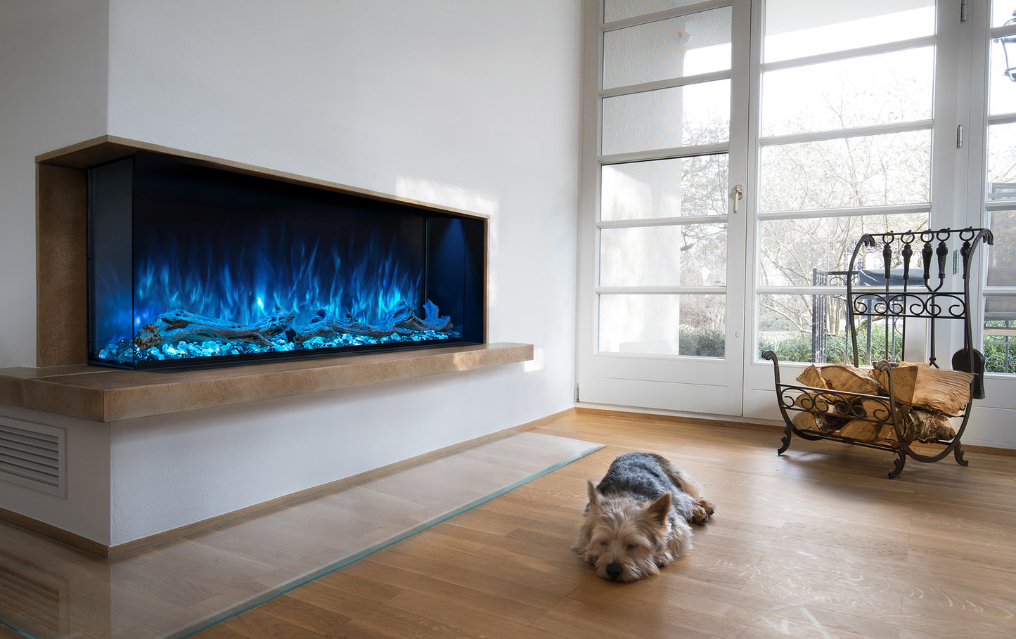 Landscape Pro Multi Linear LED Electric Built-In Fireplace