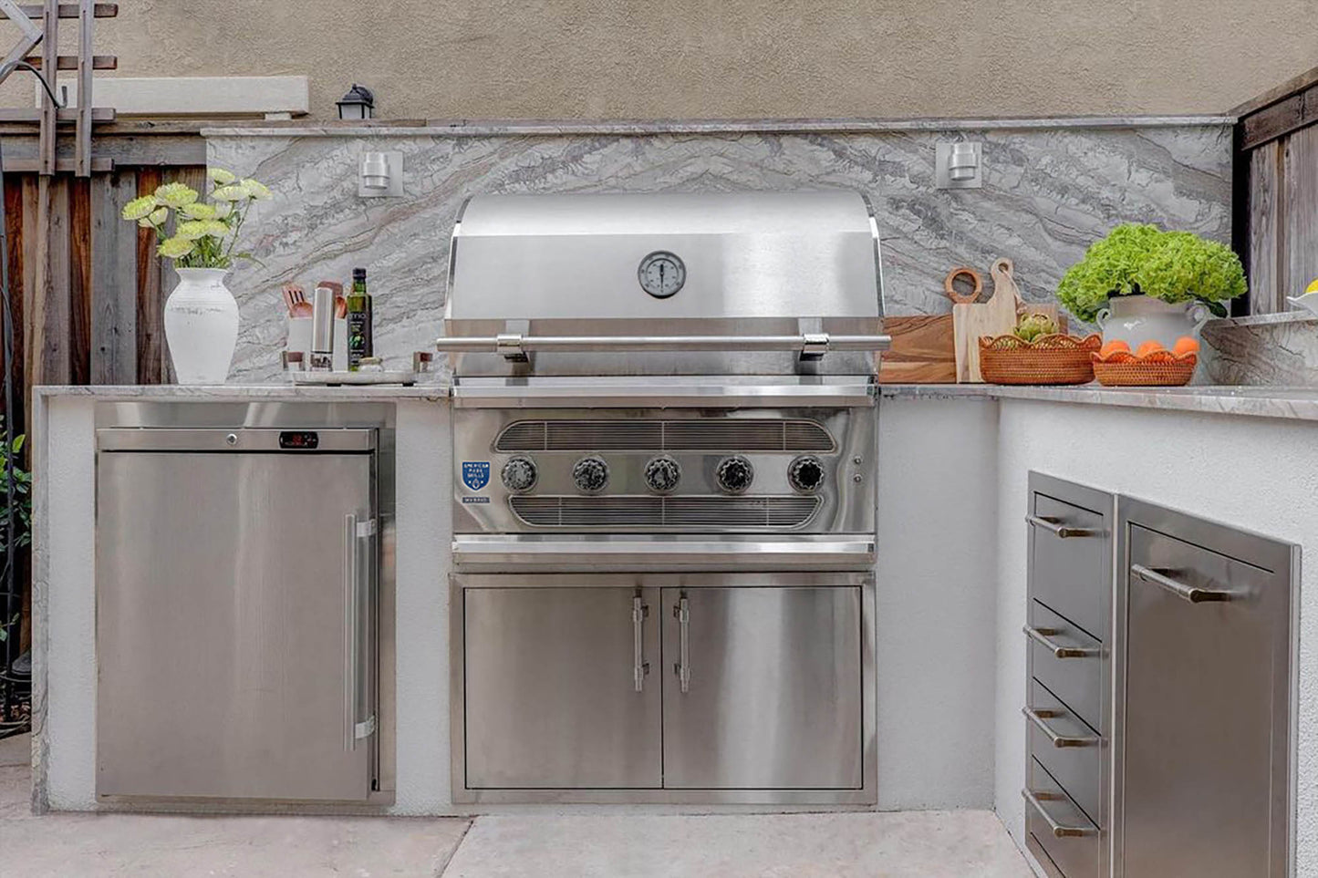 Muscle 36" Freestanding Hybrid Grill