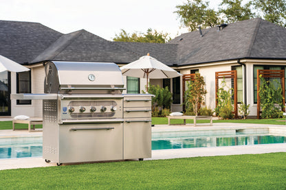 Muscle 36" Freestanding Hybrid Grill