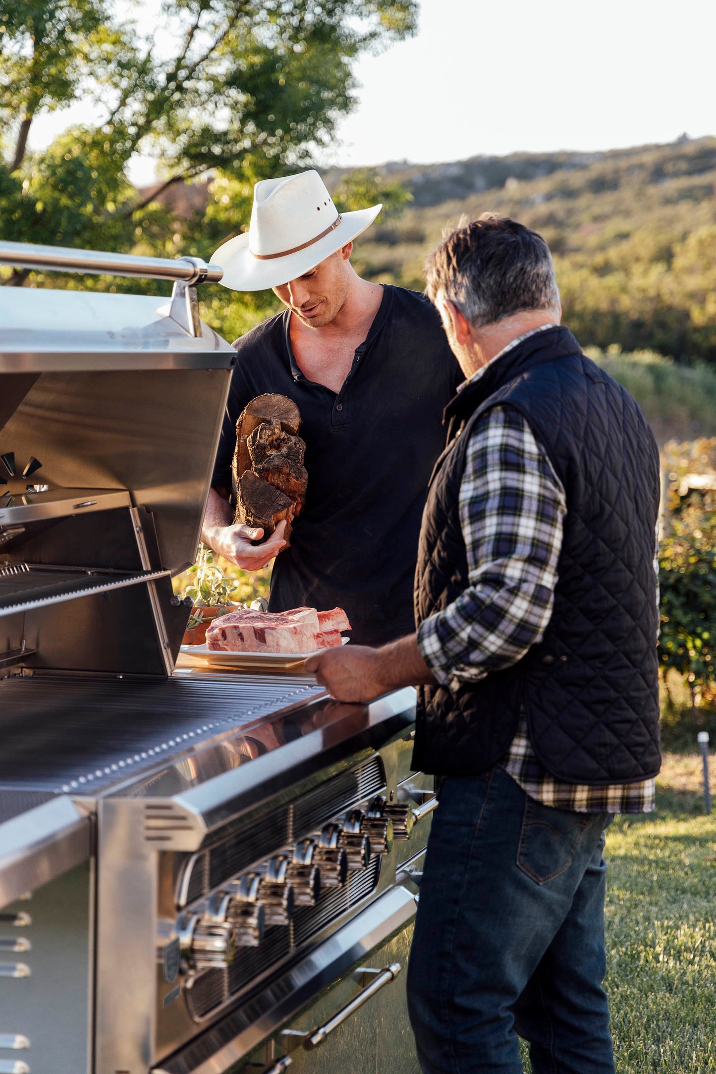 Muscle 54" Freestanding Hybrid Grill