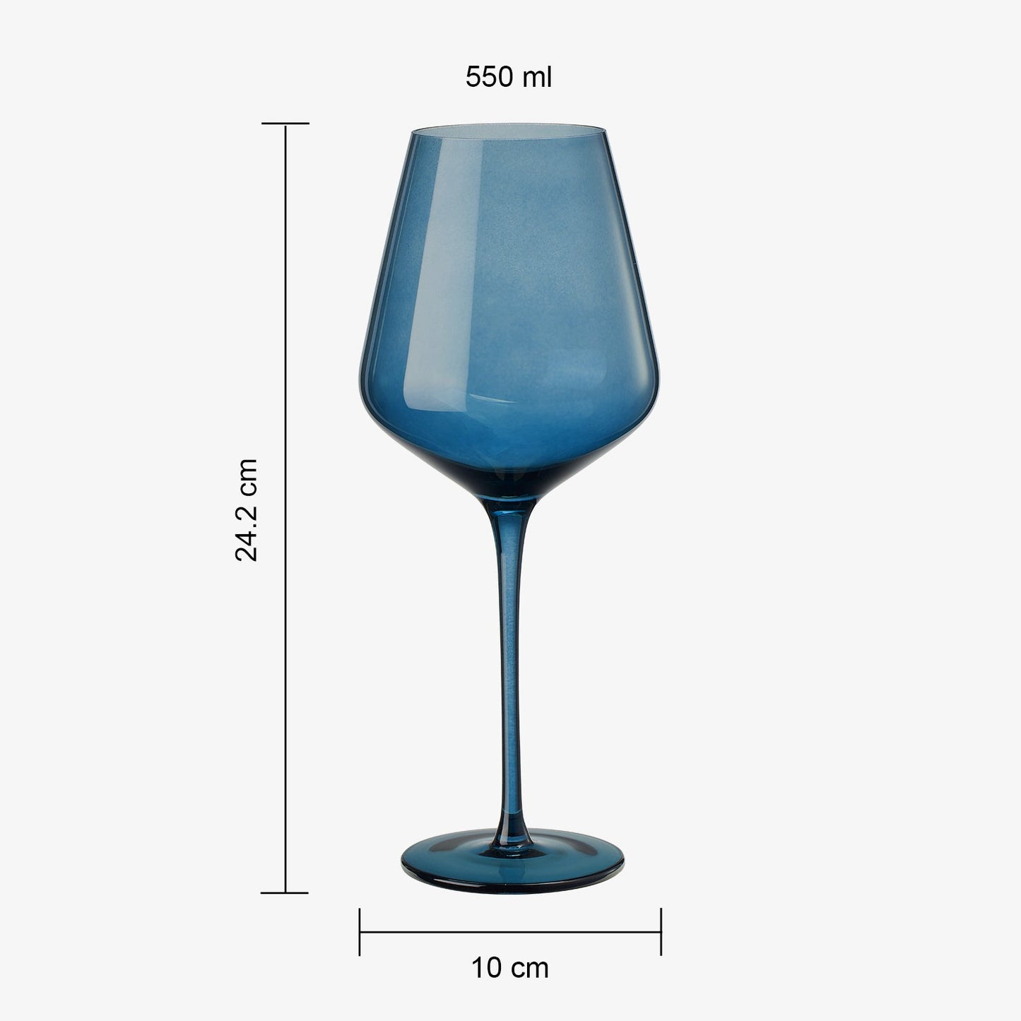 Tonal Stemmed Wine Glassware, Set of 6