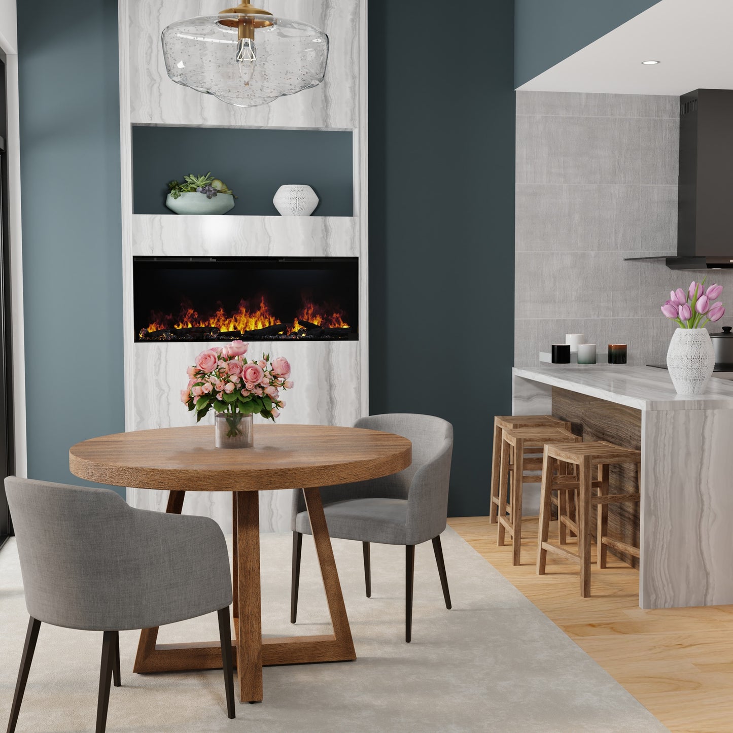 Optimyst - Linear Fireplace