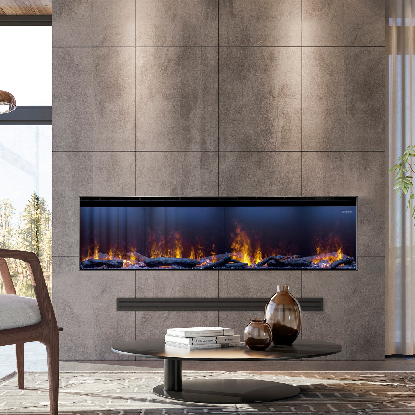 Optimyst - Linear Fireplace