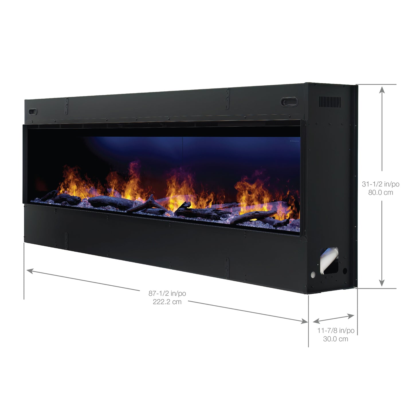 Optimyst - Linear Fireplace