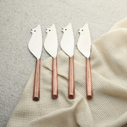 PLATEAU RATONCITO Cheese Spreader and Knife 4 PC. SET