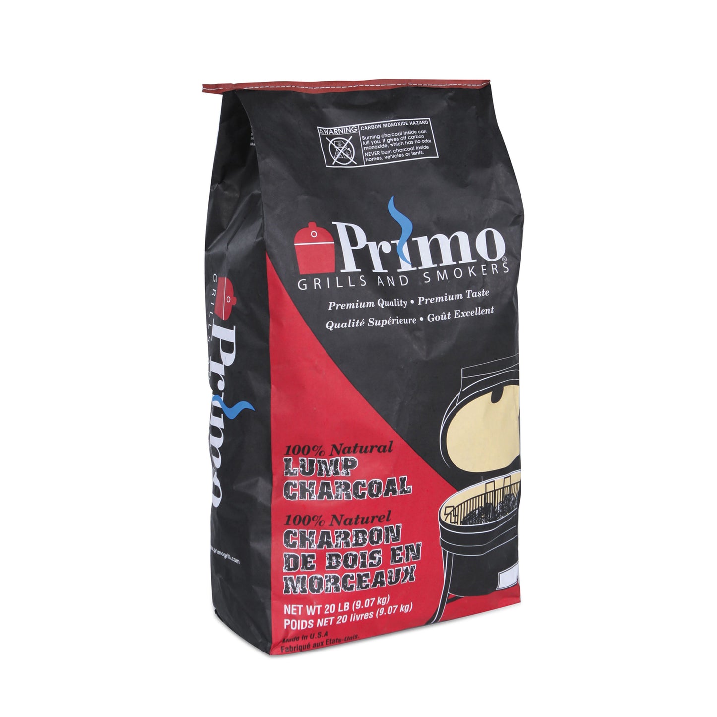 100% Natural Lump Charcoal - 20lb bag