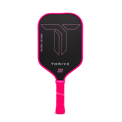 RUSH 13 SINGLES (PINK) - Includes custom weight card, paddle cover, paddle eraser, and lead weights