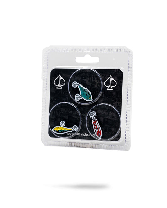 Fishing Lures Ball Markers - 3 Pack