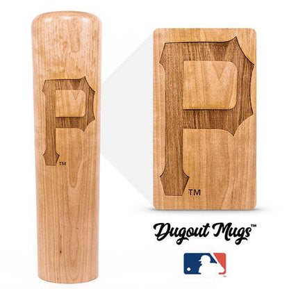 Pittsburgh Pirates "P" Dugout Mug® | Baseball Bat Mug Collective