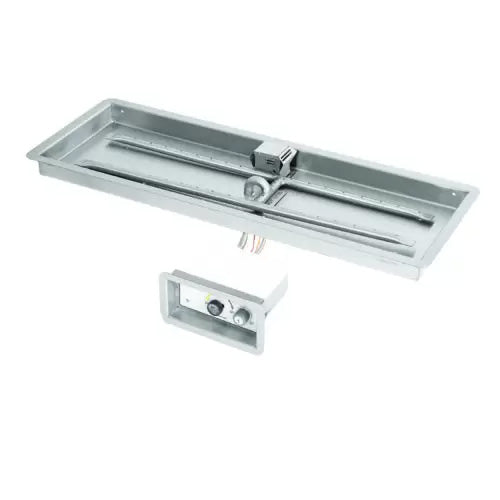 Rectangular Drop In Pan and H Stainless Steel Burner