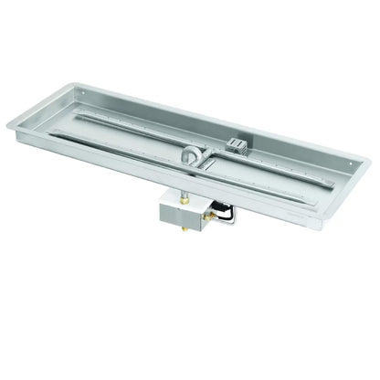 Rectangular Drop In Pan and H Stainless Steel Burner
