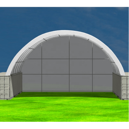 Rear Cover for Gold Mountain Shipping Container Canopy Shelter 40FT x 40FT x 11FT