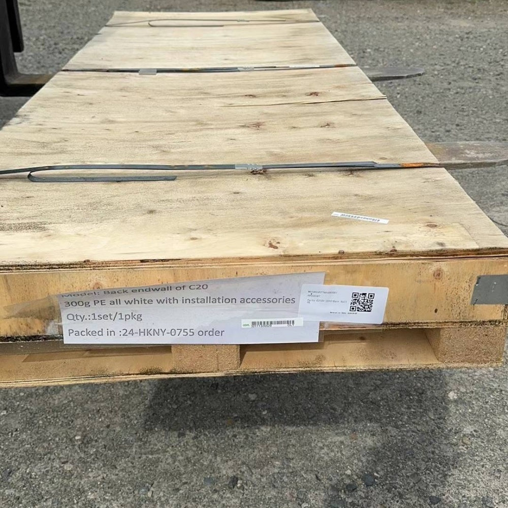 Rear Panel for W20' Container Shelter for 20ft x 20ft or 20 x 40ft