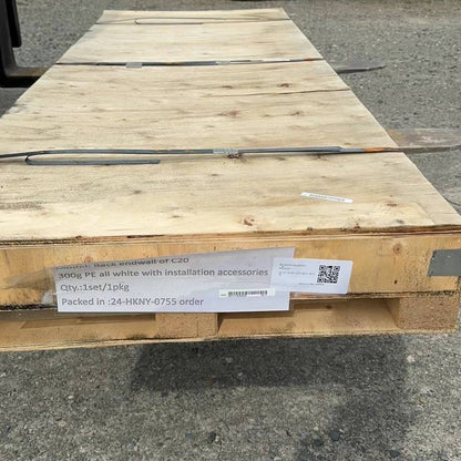 Rear Panel for W20' Container Shelter for 20ft x 20ft or 20 x 40ft