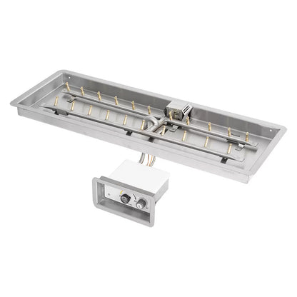 Rectangular Drop In Pan and Stainless Steel H Bullet Burner