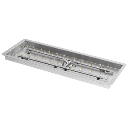 Rectangular Drop In Pan and Stainless Steel H Bullet Burner