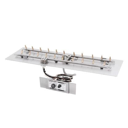 Rectangular Flat Pan and H Stainless Steel Bullet Burner