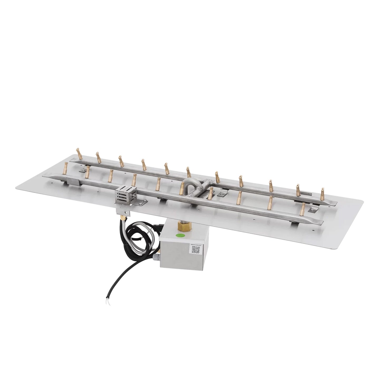 Rectangular Flat Pan and H Stainless Steel Bullet Burner