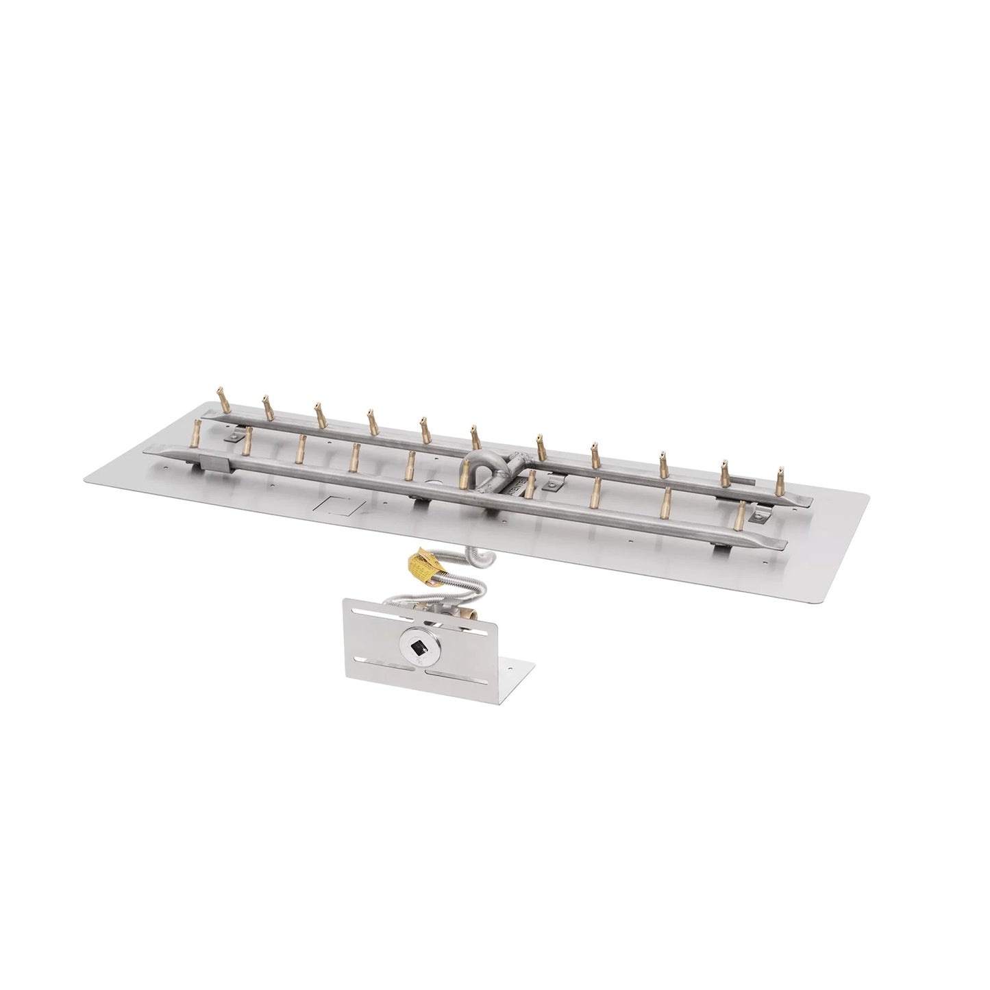 Rectangular Flat Pan and H Stainless Steel Bullet Burner