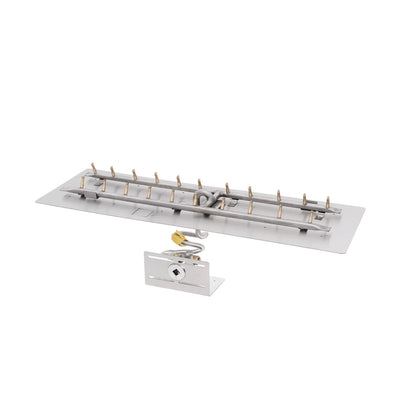 Rectangular Flat Pan and H Stainless Steel Bullet Burner