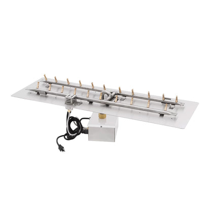 Rectangular Flat Pan and H Stainless Steel Bullet Burner