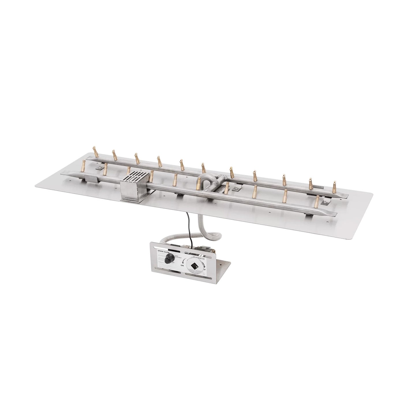 Rectangular Flat Pan and H Stainless Steel Bullet Burner