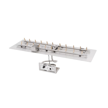 Rectangular Flat Pan and H Stainless Steel Bullet Burner