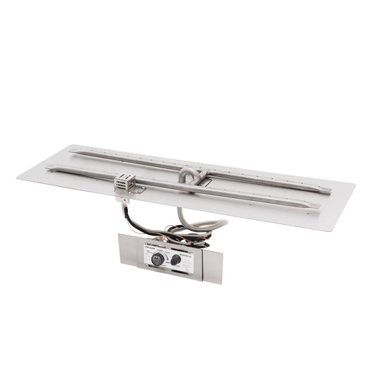 Rectangular Flat Pan and H Stainless Steel Burner