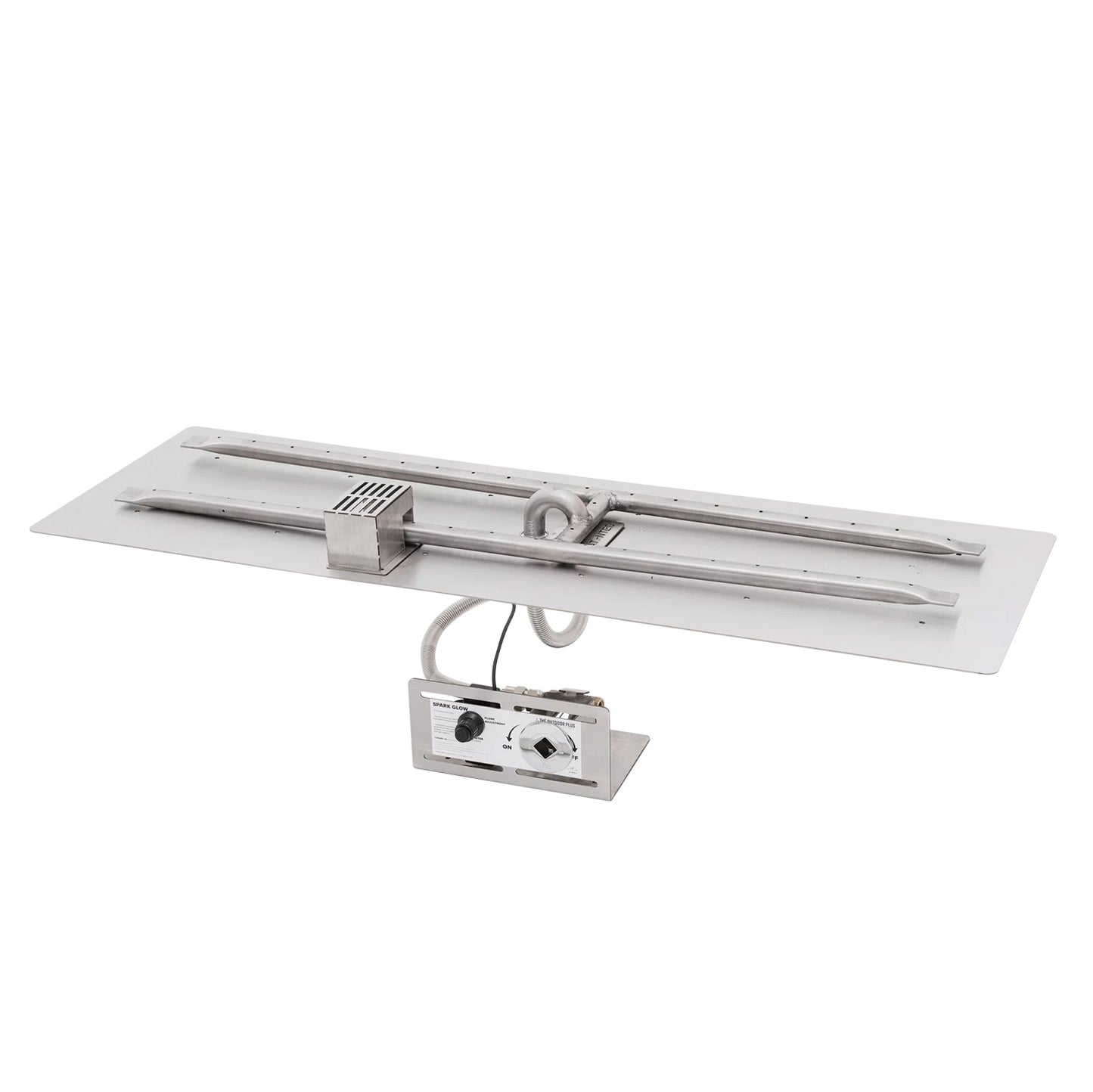 Rectangular Flat Pan and H Stainless Steel Burner
