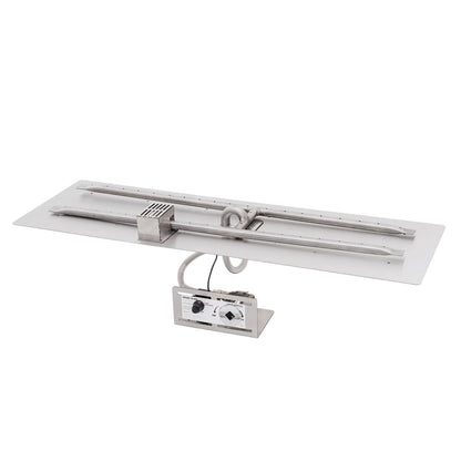 Rectangular Flat Pan and H Stainless Steel Burner