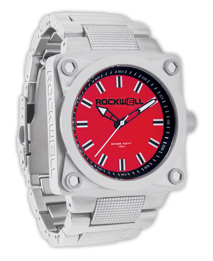 747 (Silver/Red) Watch