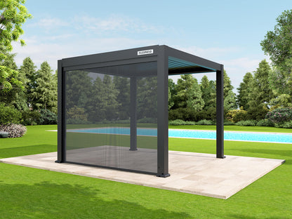 Motorized Roller Shades for FlexPatio Pergolas