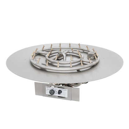 Round Flat Pan and Round Stainless Steel Bullet Burner