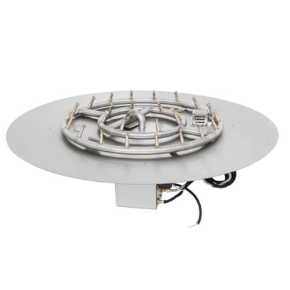 Round Flat Pan and Round Stainless Steel Bullet Burner