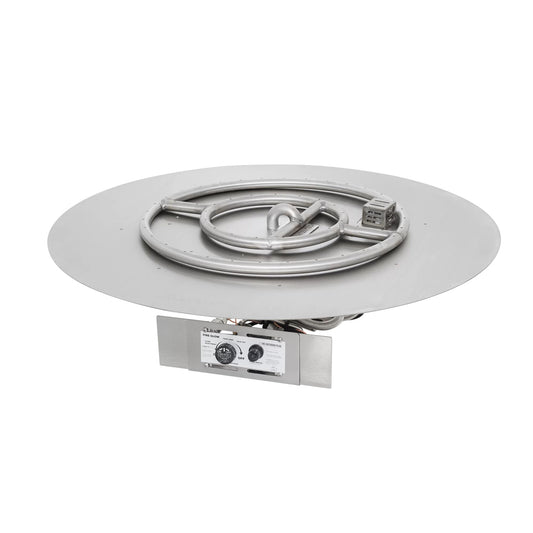 Round Flat Pan and Round Stainless Steel Burner