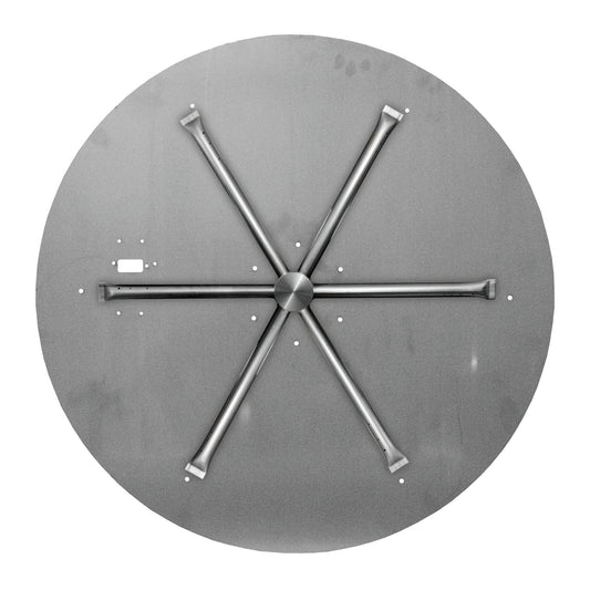 Round Flat Stainless-Steel Block Burner Kits